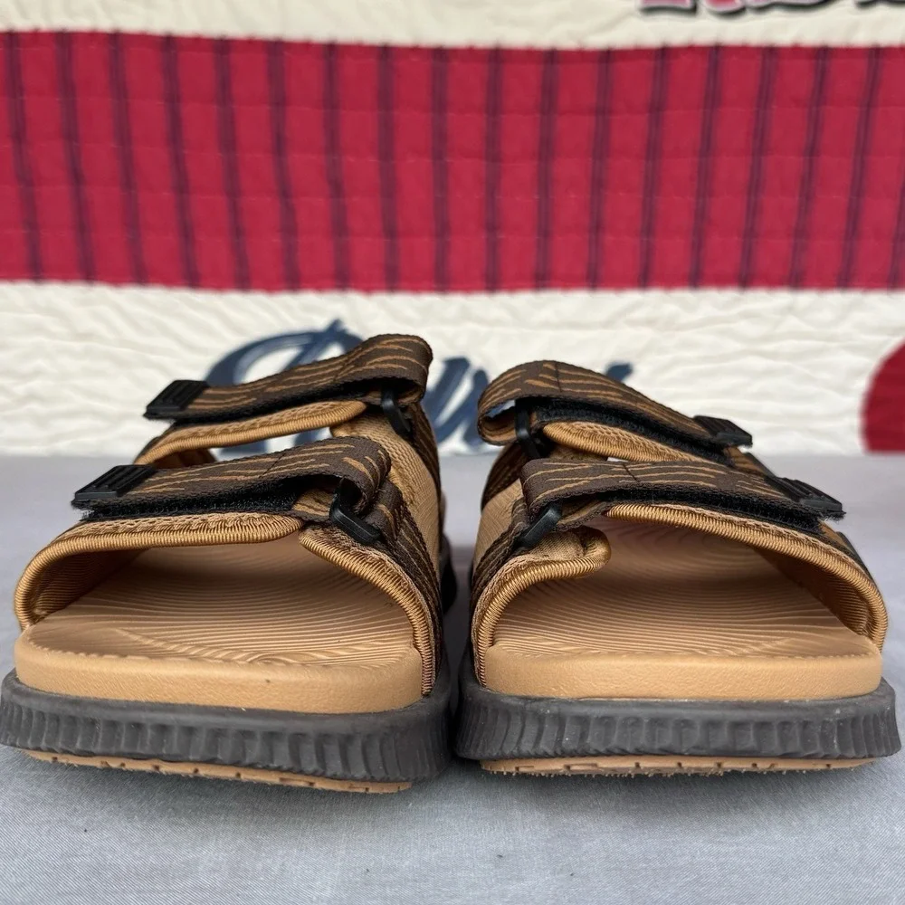 Size 10.5 -‎ KuaiLu Mens Orthotic Sandals Athletic Thick Cushion Recovery Slides